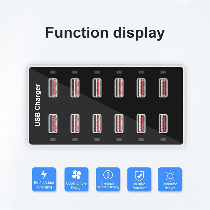 Cell Phone Wall Charger USB Charging Station - Image 6