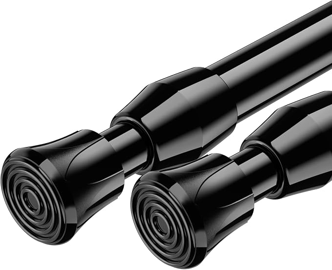 AIZESI Spring Tension Curtain Rods Short Tension Rod | Adjustable, No Drilling - Image 7