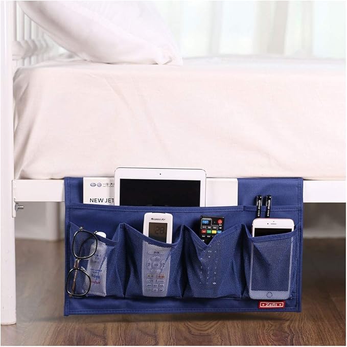 6 Pockets Bedside Storage Organizer, Table cabinet Storage Organizer Bedside by ZAFIT