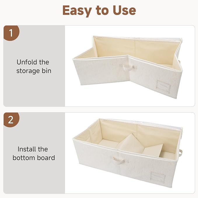 StorageWorks Under Bed Storage Bins, Handles and Label Holder, 20.5 Gallon - Image 7