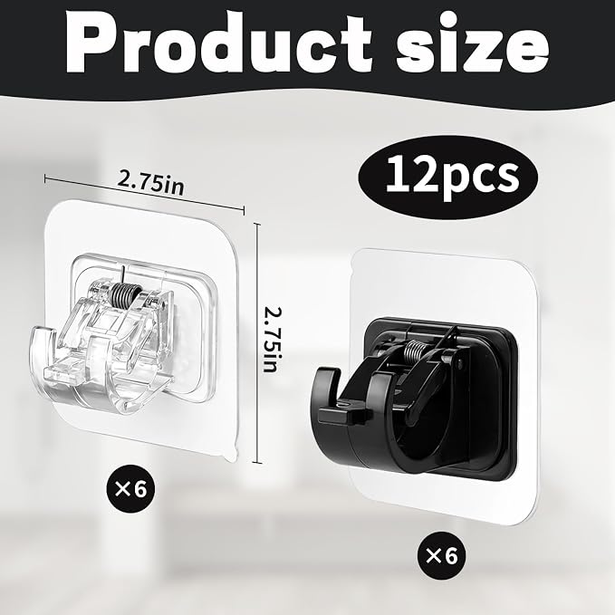 12 Set of Command Curtain Rod Hooks, Command Hooks - Image 2