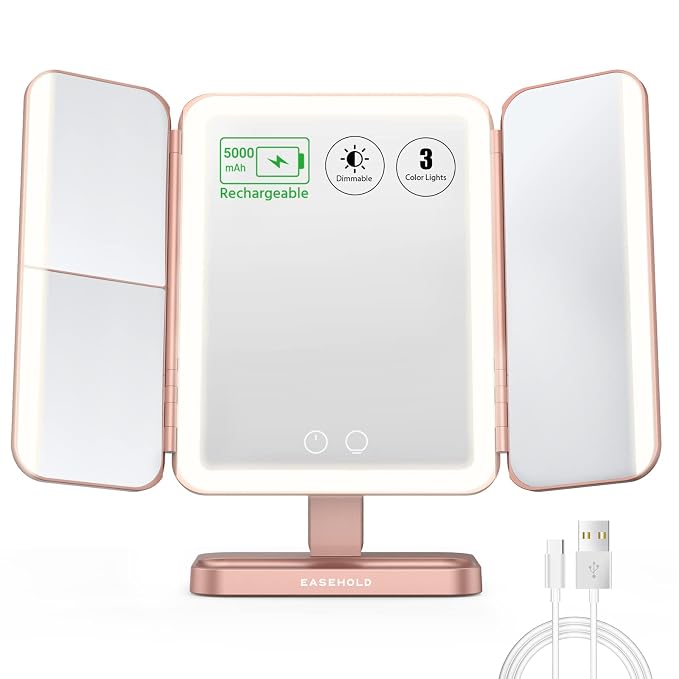 EASEHOLD Rechargeable Vanity Mirror by EASEHOLD