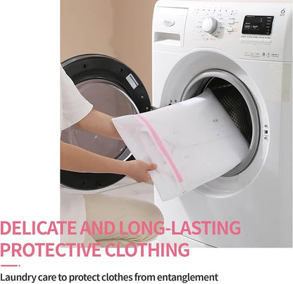 Extra Large Mesh Laundry Bags Washing Bag 2Pack Delicates Bag and Zipper - Image 4