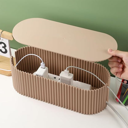 Large Cable Organizer Box for Power Strips, Surge Protectors, TV Computer Wires - Image 4