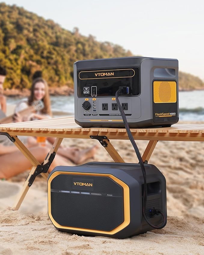 VTOMAN FlashSpeed 1500 Portable Power Station - 3096Wh/1500W Solar Generator - Image 6