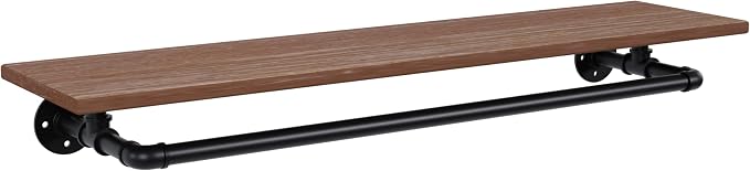Clothes Rack 42in, Wall Mounted Garment Rack - Image 7