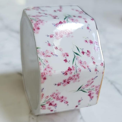 Ceramic Paper Clip Holder Gold Line Paper Clip Dispenser Organizer - Image 6