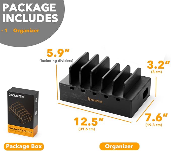 SpaceAid Bamboo Charging Station - Image 6
