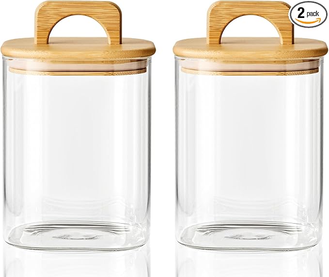Sweejar 1 qt Glass Food Storage Containers by Sweejarco1949