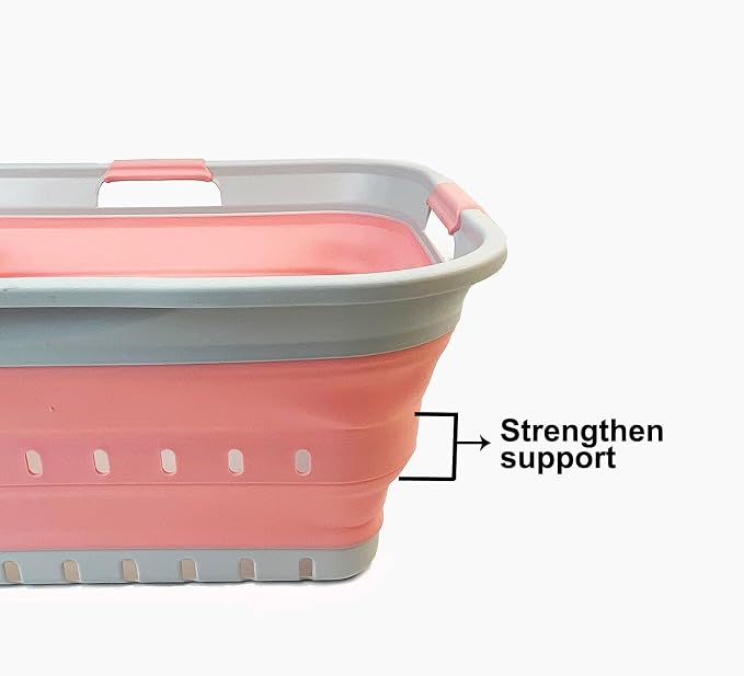 SAMMART 42L Collapsible Plastic Laundry Basket - Image 5