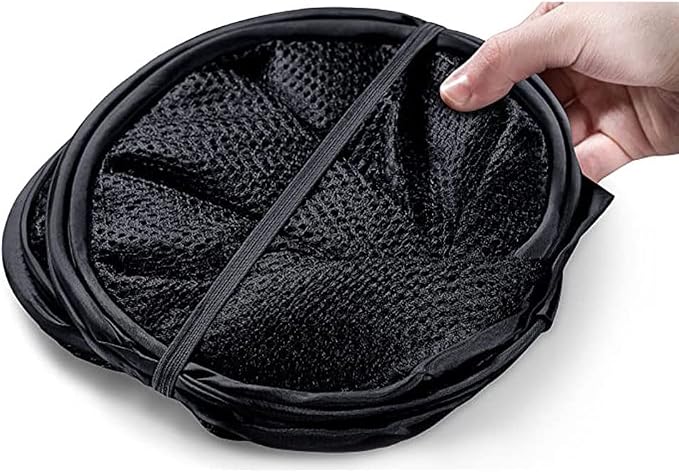 2 Pack Foldable Mesh Popup Laundry Hamper, Laundry Basket Easy to Open and Fold - Image 5