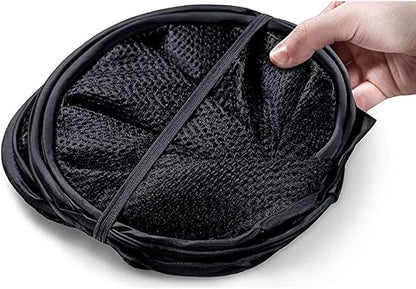 2 Pack Foldable Mesh Popup Laundry Hamper, Laundry Basket Easy to Open and Fold - Image 5