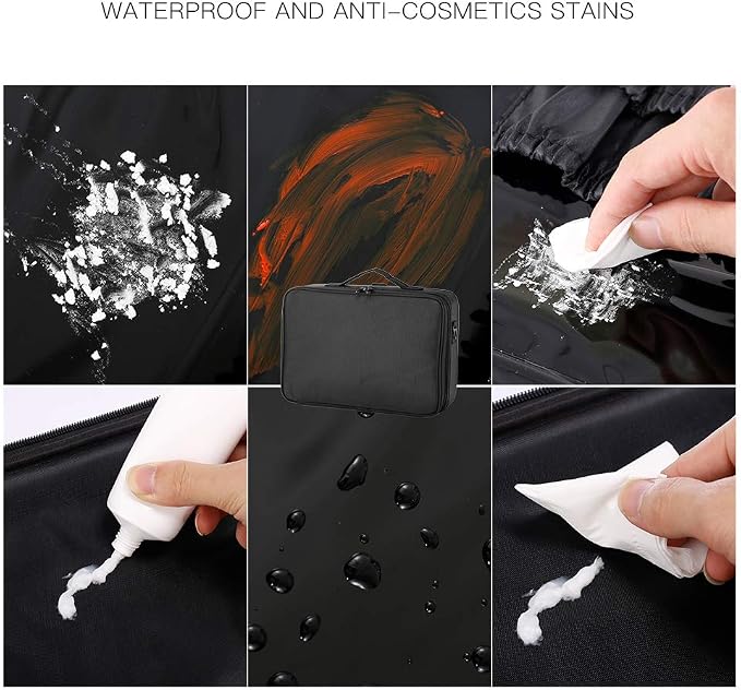 JOURMON Travel Makeup Train Case, Large Capacity Cosmetic Bags - Image 6