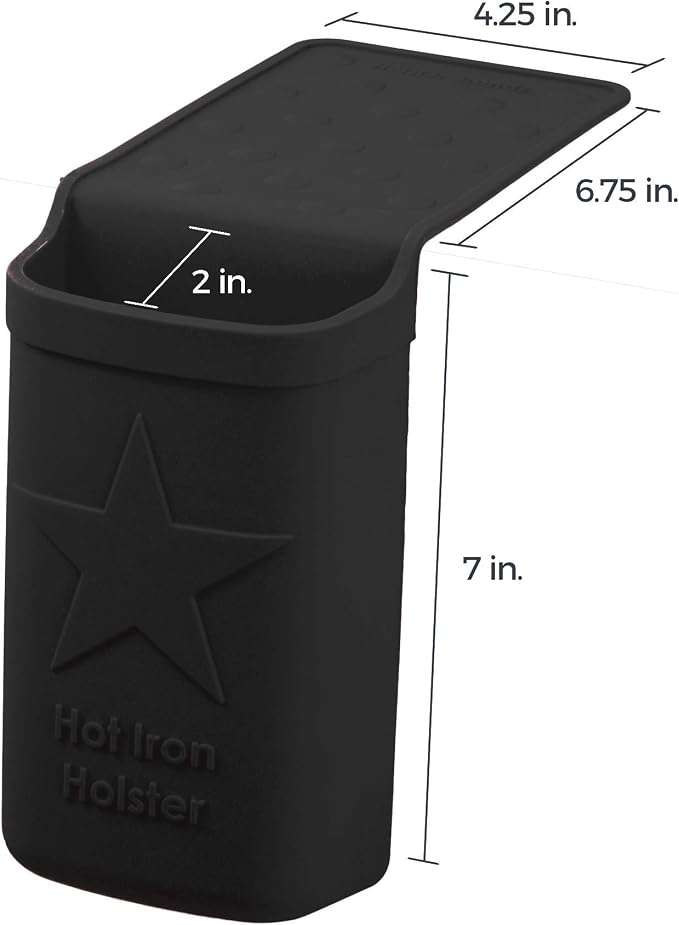 Hot Iron Holster | Adhesive-Free Silicone Storage Pocket - Image 3