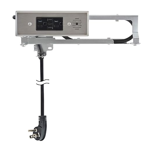Docking Drawer Blade in-Drawer Outlet, Integrated Safety Shutoff, USB-A & 15 by DockingDrawer
