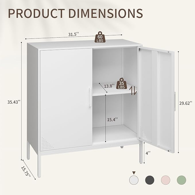 Metal Storage Cabinet, Storage Locker Cabinet - Image 2