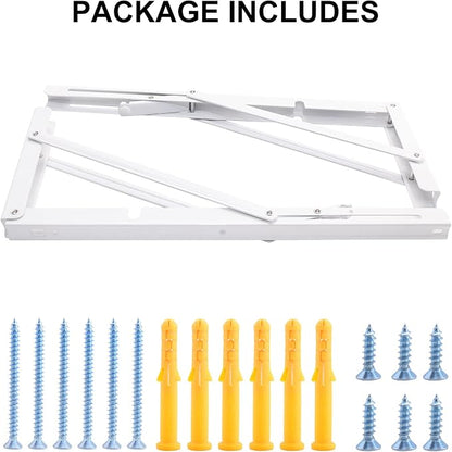 YUMORE Folding Shelf Brackets, 16 Inch Heavy Duty Collapsible Shelf Bracket - Image 5