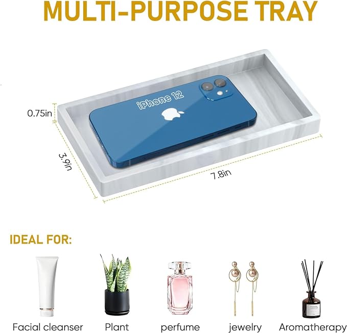 Silicone Bathroom Tray, Shatterproof Silicone Tray - Image 4