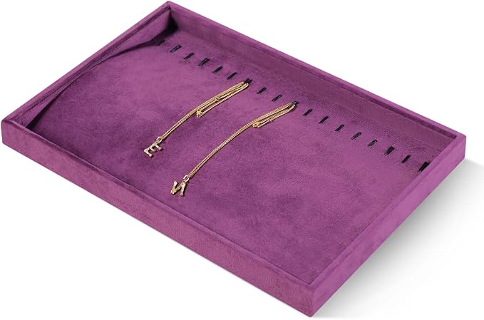 Velvet Jewelry Display Tray For Bracelet Pendant Necklace, Drawer Insert - Image 3
