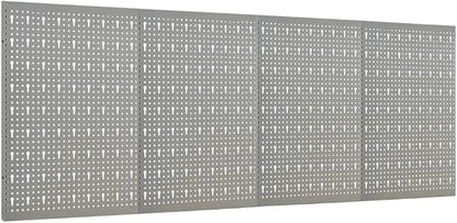 Wall-mounted Peg Boards 4-Pack, 15.7"x22.8" Steel, Versatile Tool Organization - Image 2