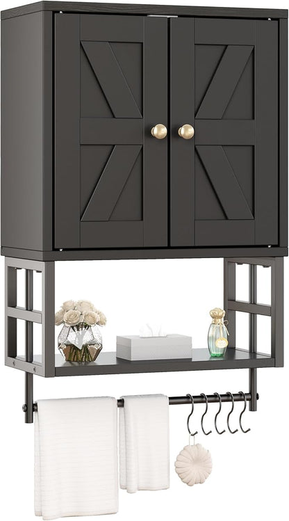 Bathroom Wall Cabinet, Farmhouse Medicine Storage by FUNHUKSON