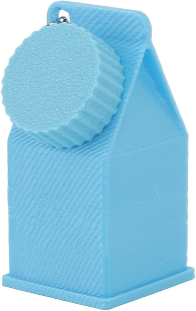 TOPINCN Milk Carton Box Keychain, Tolerant Holder Milk Carton Keychain Holder - Image 8