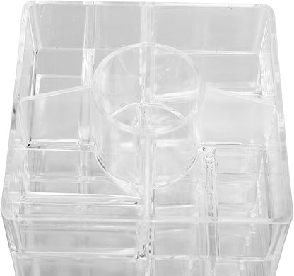 Clear Lipstick Tower Holder, 360 Degree Spinning 53 Slots Lipstick Organizer - Image 7