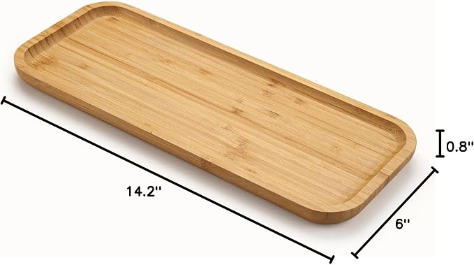 Bamboo Vanity Tray, Bathroom Counter Tray, Toilet Tank Tray, Bathroom Tray - Image 9
