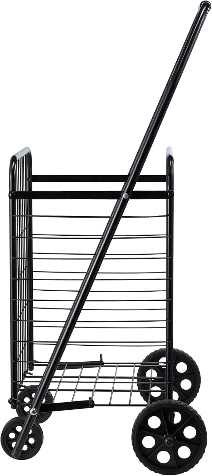 VEVOR Shopping Cart, Folding Grocery Utility Cart - Image 9