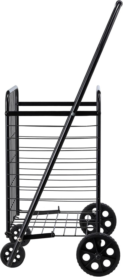 VEVOR Shopping Cart, Folding Grocery Utility Cart - Image 9