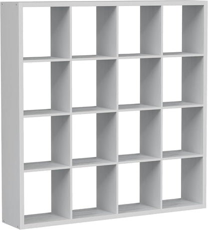 16-Cube Storage Organizer Bookcase, Thick Frame Wood Grain Storage Shelf - Image 9