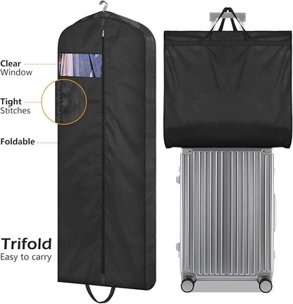 MISSLO 65" Gusseted Hanging Garment Bags - Image 7