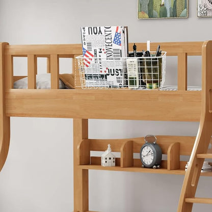 Bedside Hanging Wire Basket for Storage Bedside Caddy Hanging Organizer Bunk - Image 3