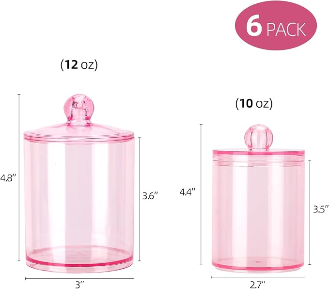 Tbestmax 6 Pack Qtip Holder - 12 oz - Image 2