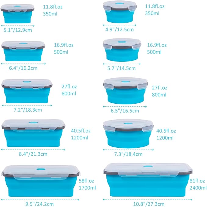Collapsible Food Storage Containers - Image 6