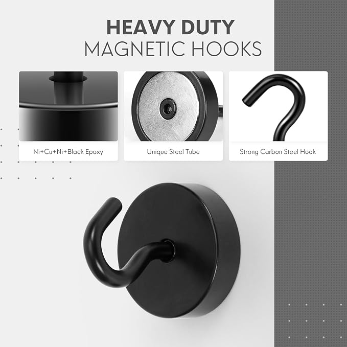 Neosmuk Magnetic Hooks Steel Tube Design - Image 6