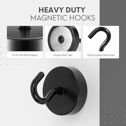 Neosmuk Magnetic Hooks Steel Tube Design - Image 6