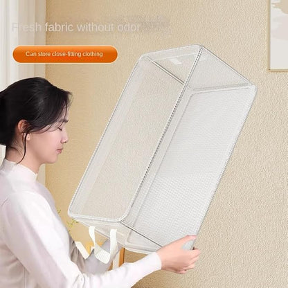 1 Pc Transparent Solid Steel Frame Storage Box, waterproof, underwear Storage - Image 4