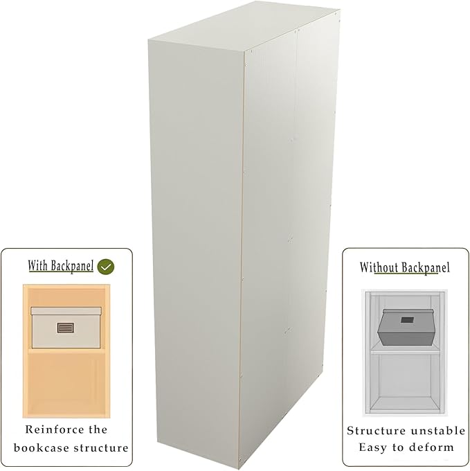 8-Cube Storage Shelf Bookcase - Image 6