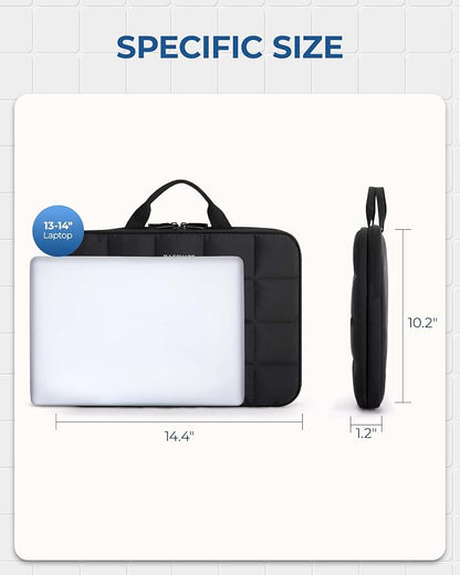 BAGSMART Laptop Case with Handle, Puffy Laptop Sleeve Bag - Image 5