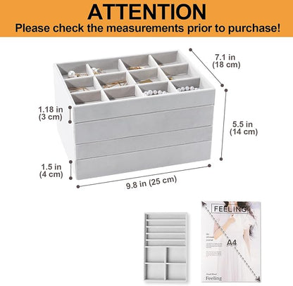 ProCase Stackable Jewelry Organizer Trays - Image 2