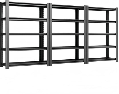 2750 LBS Heavy Duty Garage Shelving, Adjustable Boltless Steel Storage Rack by WOZBUD