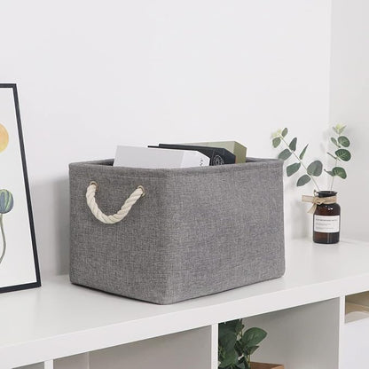 HNZIGE Shelf Baskets for Storage Storage Bins Fabric Storage Baskets for Shelves - Image 5
