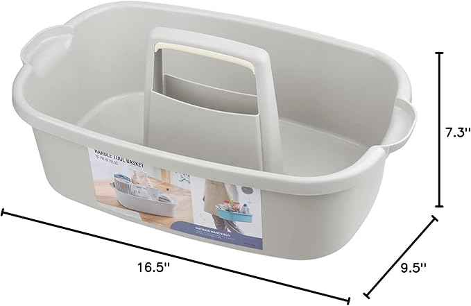 Large Cleaning Supplies Caddy Portable Shower Basket Supply Organizer - Image 6