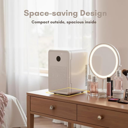 13L/22L Mini Fridge for Bedroom, Non-condensing Small Skincare Fridge, 110V/12V - Image 6