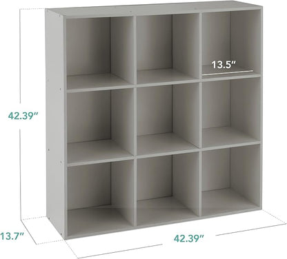Best Choice Products Kids Bookcase 9-Cube Storage Organizer, 13.5in Shelf - Image 2