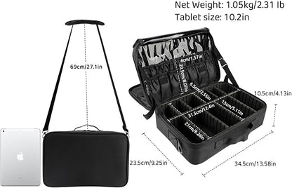JOURMON Travel Makeup Train Case, Large Capacity Cosmetic Bags - Image 2