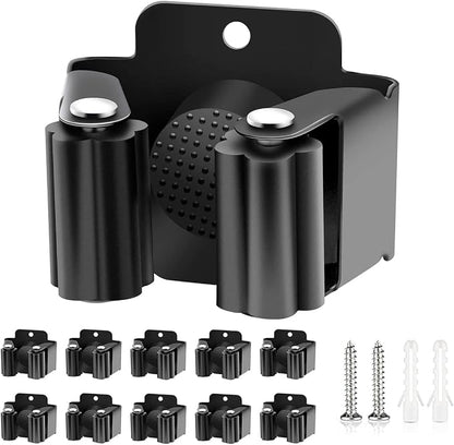 Verdenu 10 Pack Broom Holder Wall Mount, Mop Holder Wall Mounted, Stainless by Verdenu