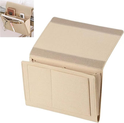 Bedside Caddy, 5 Pockets Felt Bedside Storage Organizer, Hanging Storage by GMYIAK