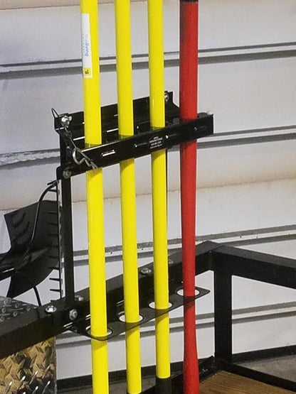 LockJaw Heavy Duty Steel 4 Hole Shovel Holder - Image 7
